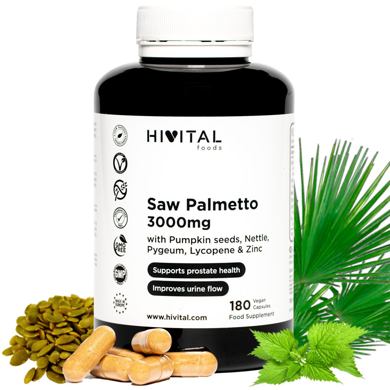 Saw Palmetto 3000 mg Hivital